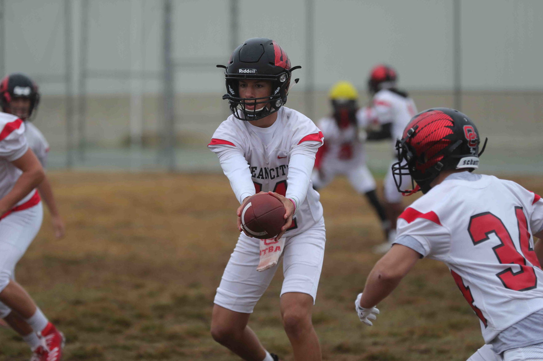 Ocean City football Practice